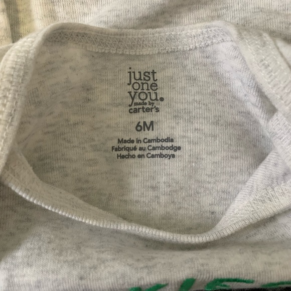 “Luckiest Baby Ever” 6 Month Bodysuit for St. Patrick’s Day - Picture 3 of 3